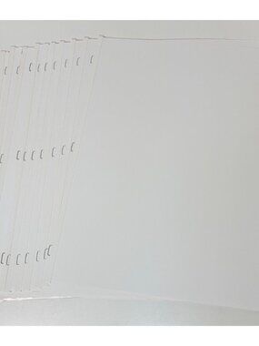 Creative Memories 12 x 15 White Pages Refill Loose pack of 12